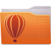 Places-folder-coreldraw icon