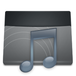 Black Folder Music icon