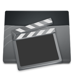 Black Folder Videos icon