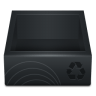 Black-Recycle-Bin icon