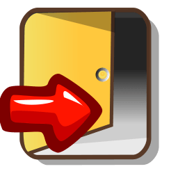 System log out icon