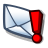 Mail mark important icon