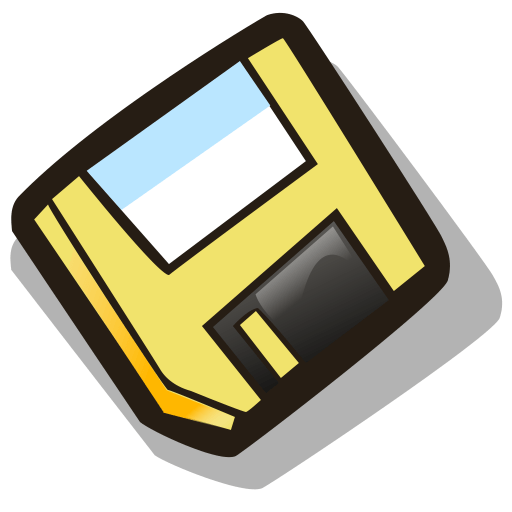 Document save floppy disk icon