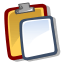 Edit paste clipboard icon