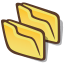 Folder copy icon