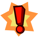 Apport exclamation mark icon