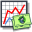 Invest applet money stats investment icon