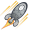 Launcher program rocket icon