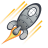 Launcher-program-rocket icon