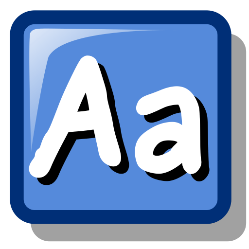 Preferences-desktop-font icon