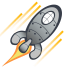 Launcher-program-rocket icon