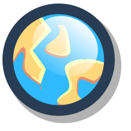 Gnome globe icon