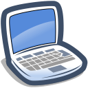 Computer laptop icon