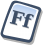 Font-x-generic icon