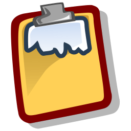 Task Past Due Clipboard icon