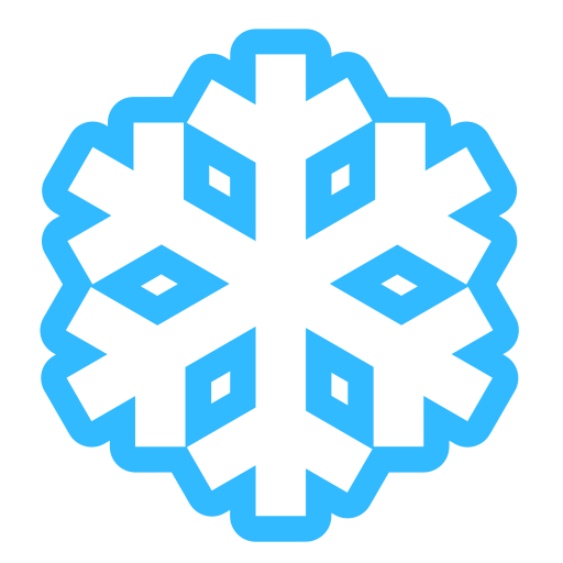 Weather snow ice icon