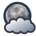 Weather-night-clouds-moon icon