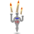 Floating candles icon