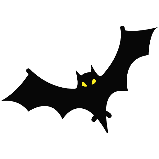 Ícones de halloween bat em SVG, PNG, AI para baixar.