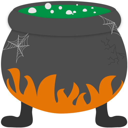 Bubbling-cauldron icon