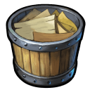 Bucket-Trash-Full icon