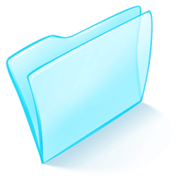 Folder blue normal icon