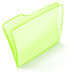Folder green normal icon