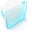 Folder blue paper icon