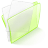 Folder green paper icon