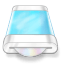 Drive blue disk icon