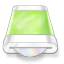 Drive green disk icon