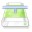 Drive green network icon