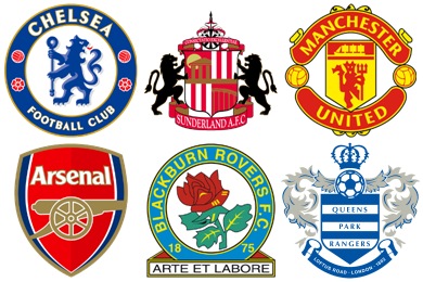 English Football Club Icons
