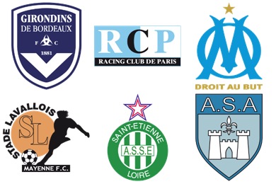 French Football Club Icons