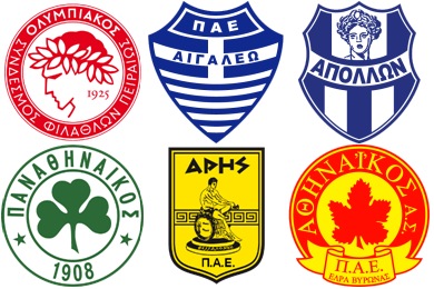 Greek Football Club Icons