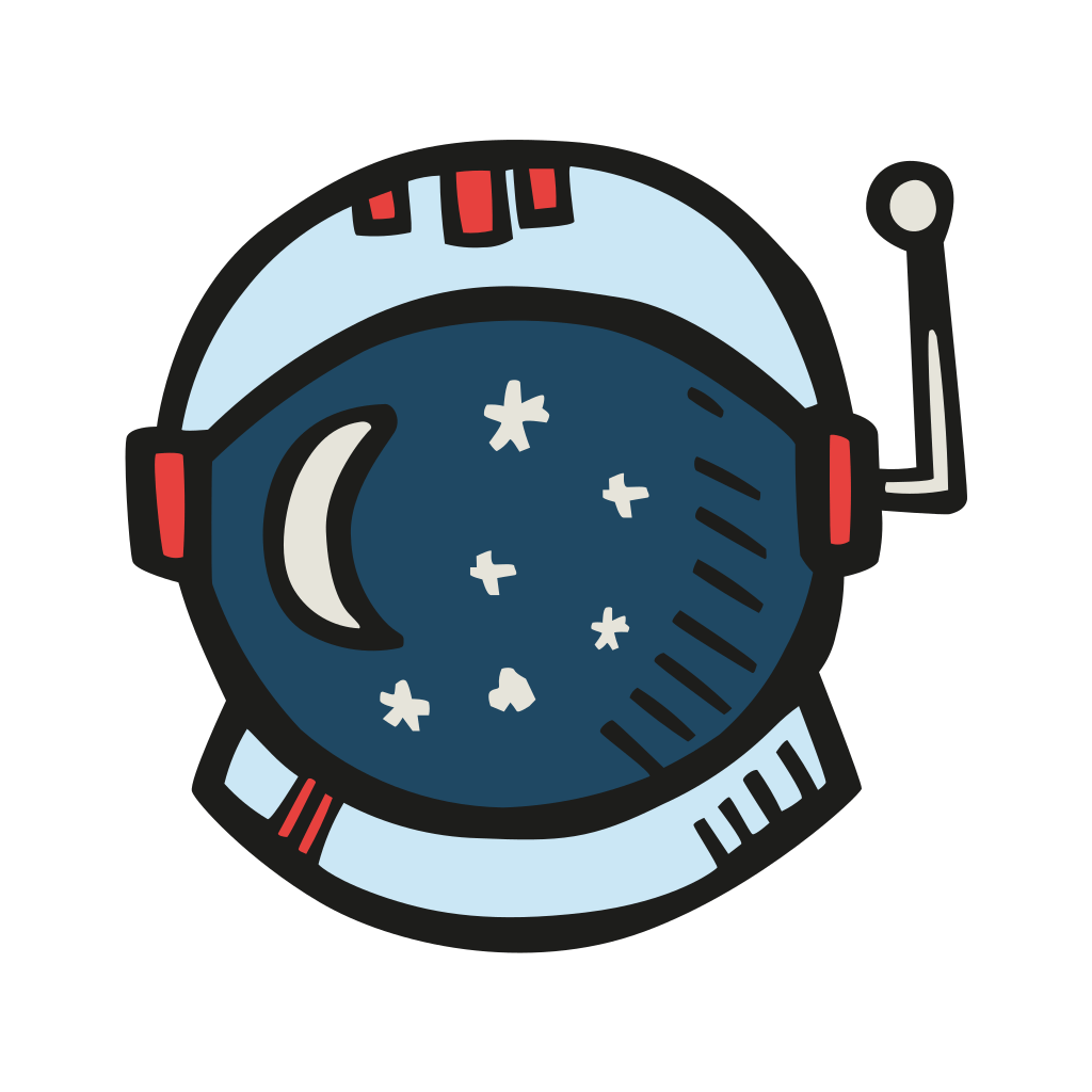 Astronaut helmet Icon.