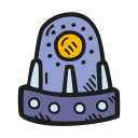 Space-capsule icon