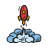 Rocket-launch icon