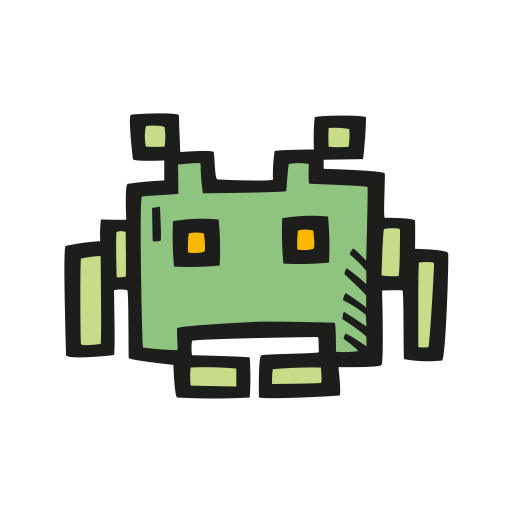 Space-invader icon