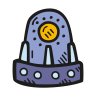 Space-capsule icon