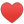 Heart suit icon