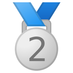 2nd place medal icon