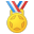 Sports medal icon