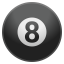 Pool 8 ball icon