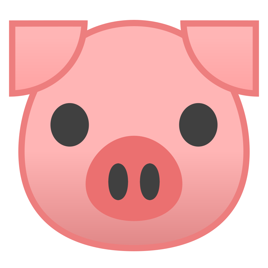 Pig Face Icon Noto Emoji Animals Nature Iconset Google