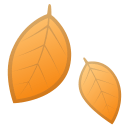 Fallen leaf icon