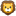 Lion face icon
