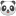 Panda face icon