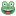 Frog face icon