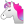 22228-unicorn-face icon